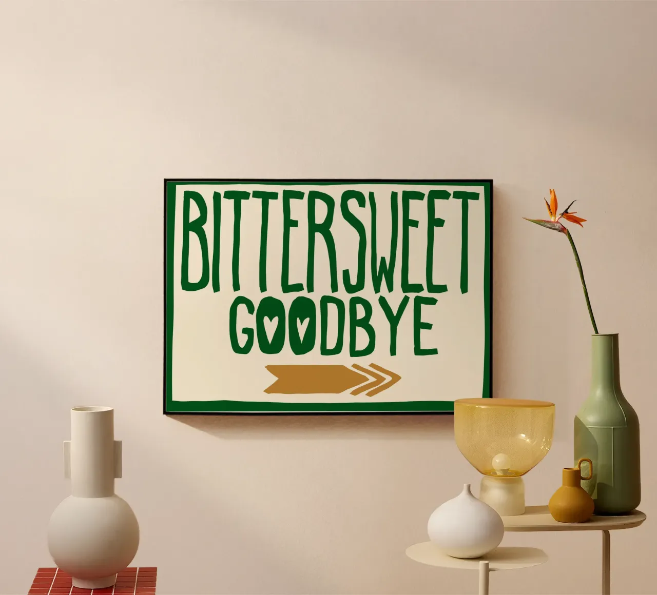 Bitterweet Goodbye plexiglass da PurePeachArt