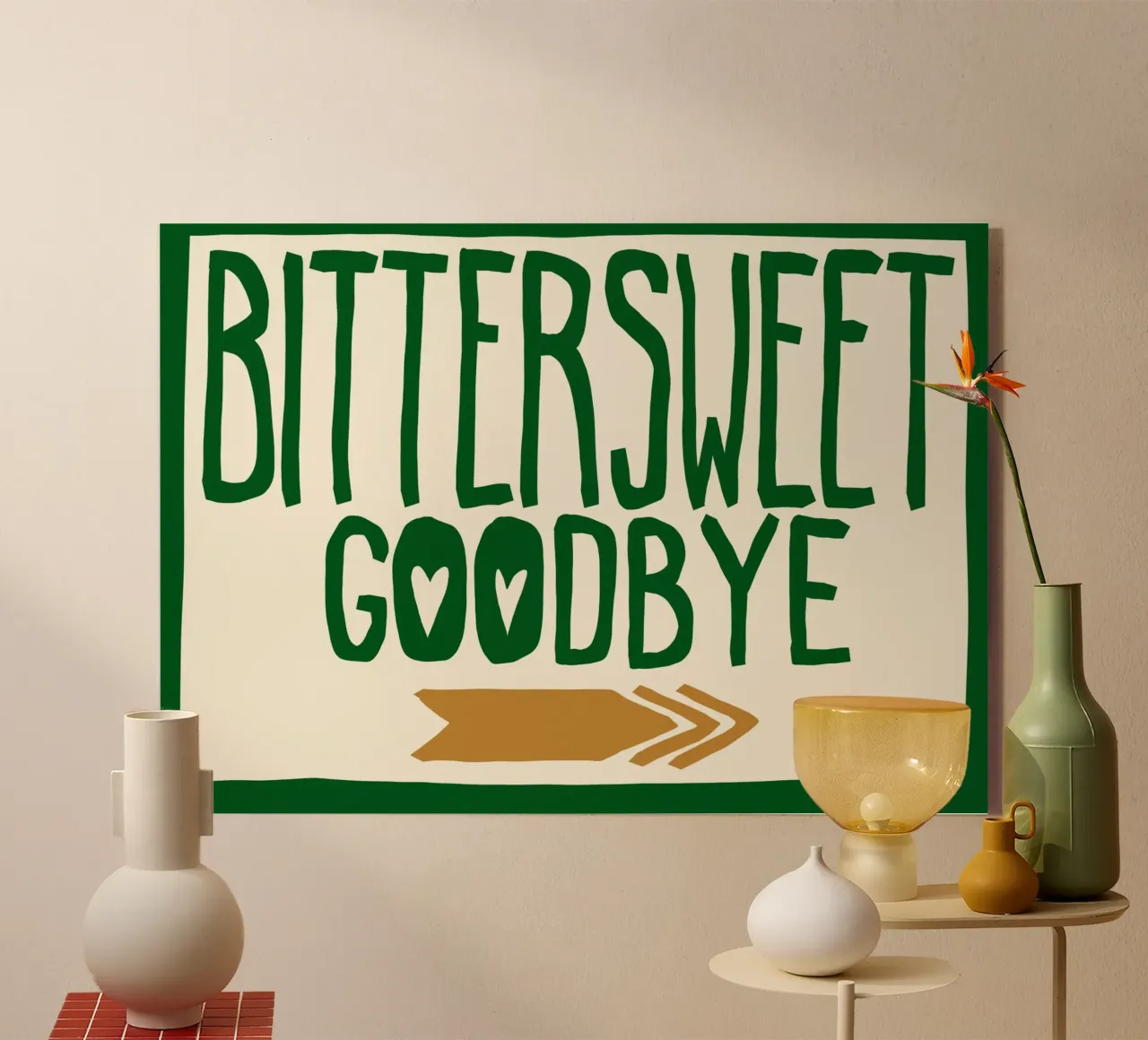 Bitterweet Goodbye plexiglass da PurePeachArt