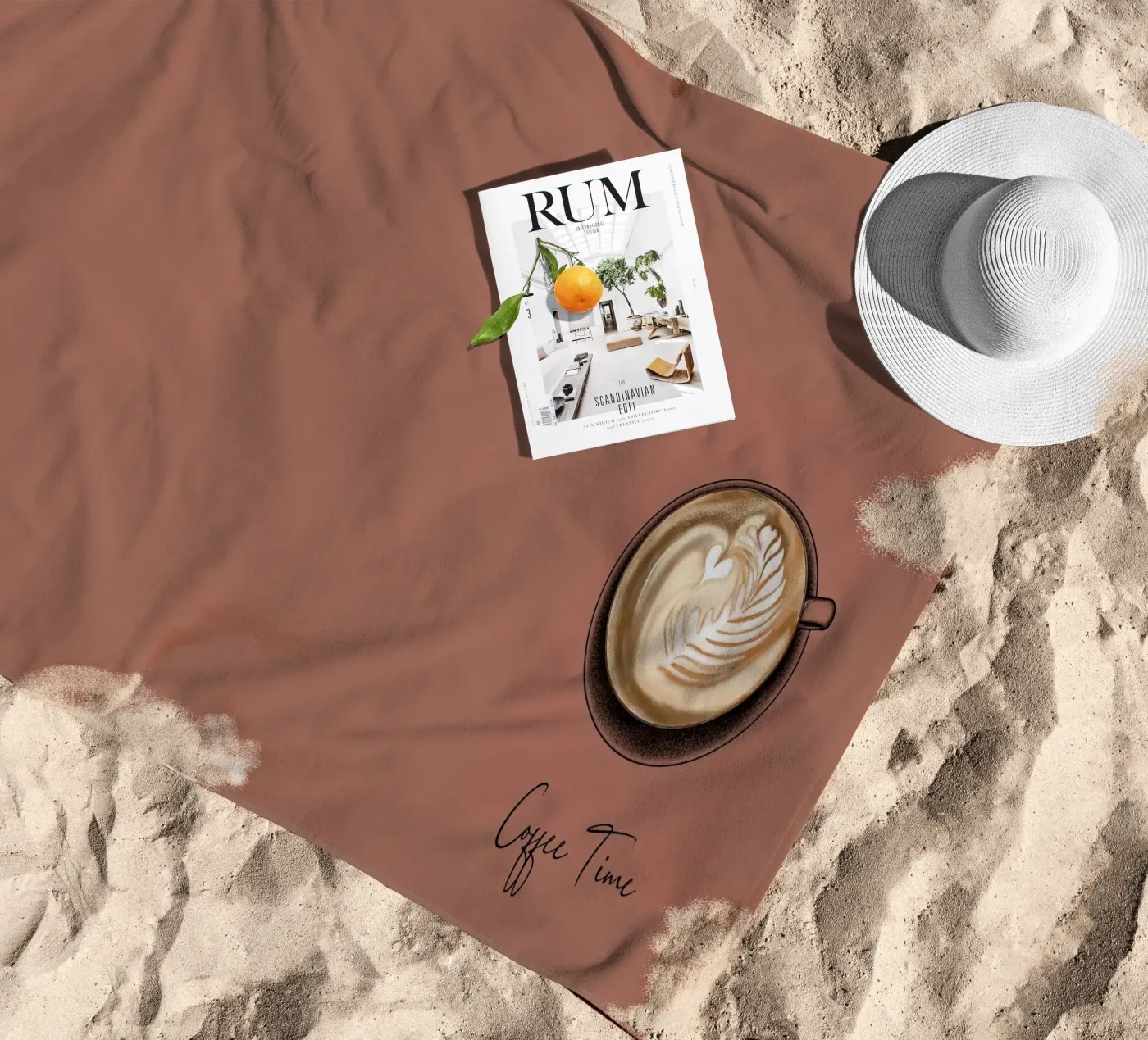 Pause café serviette de plage de Studio Driver