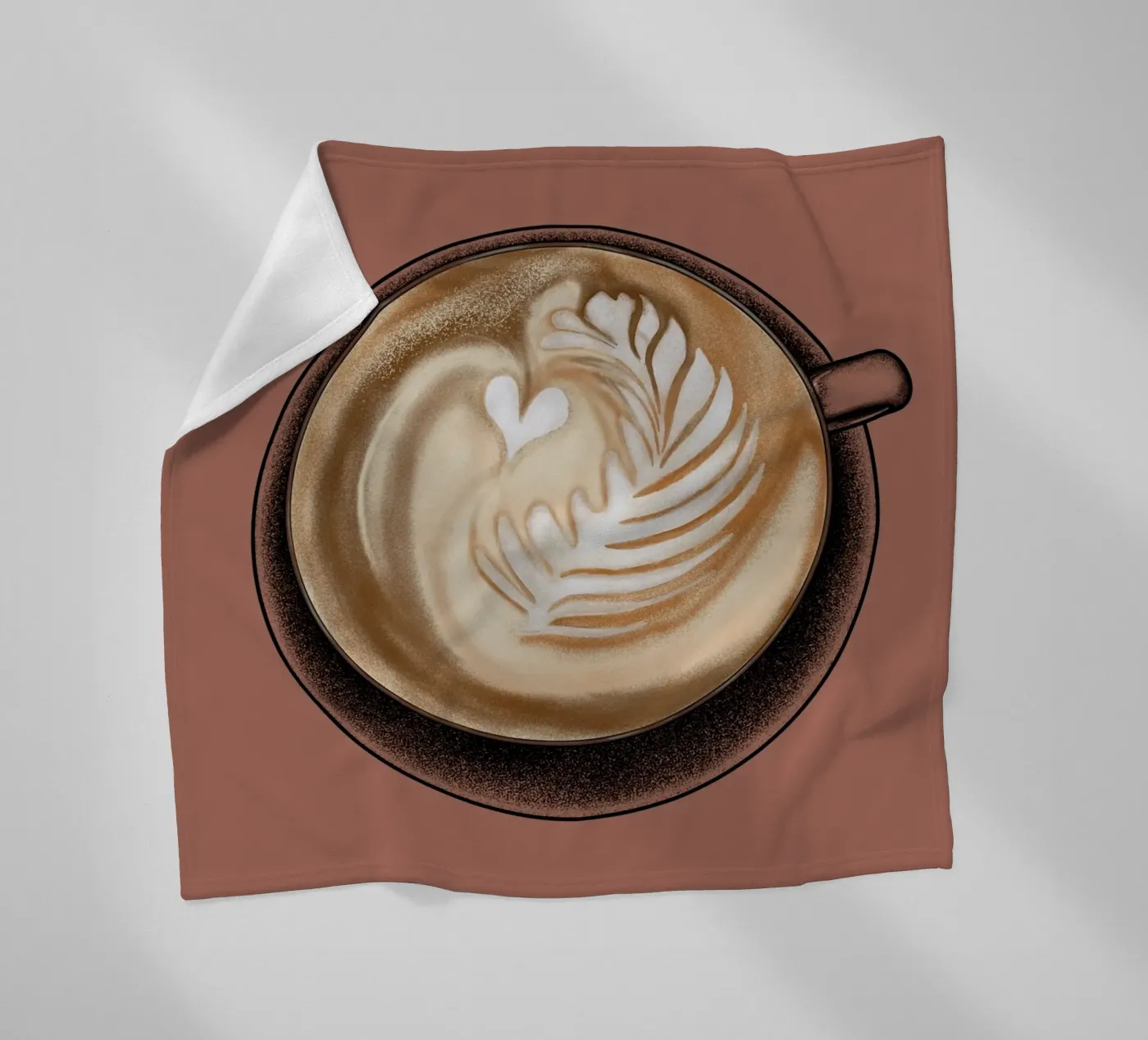 Kaffeepause Fleecedecke von Studio Driver