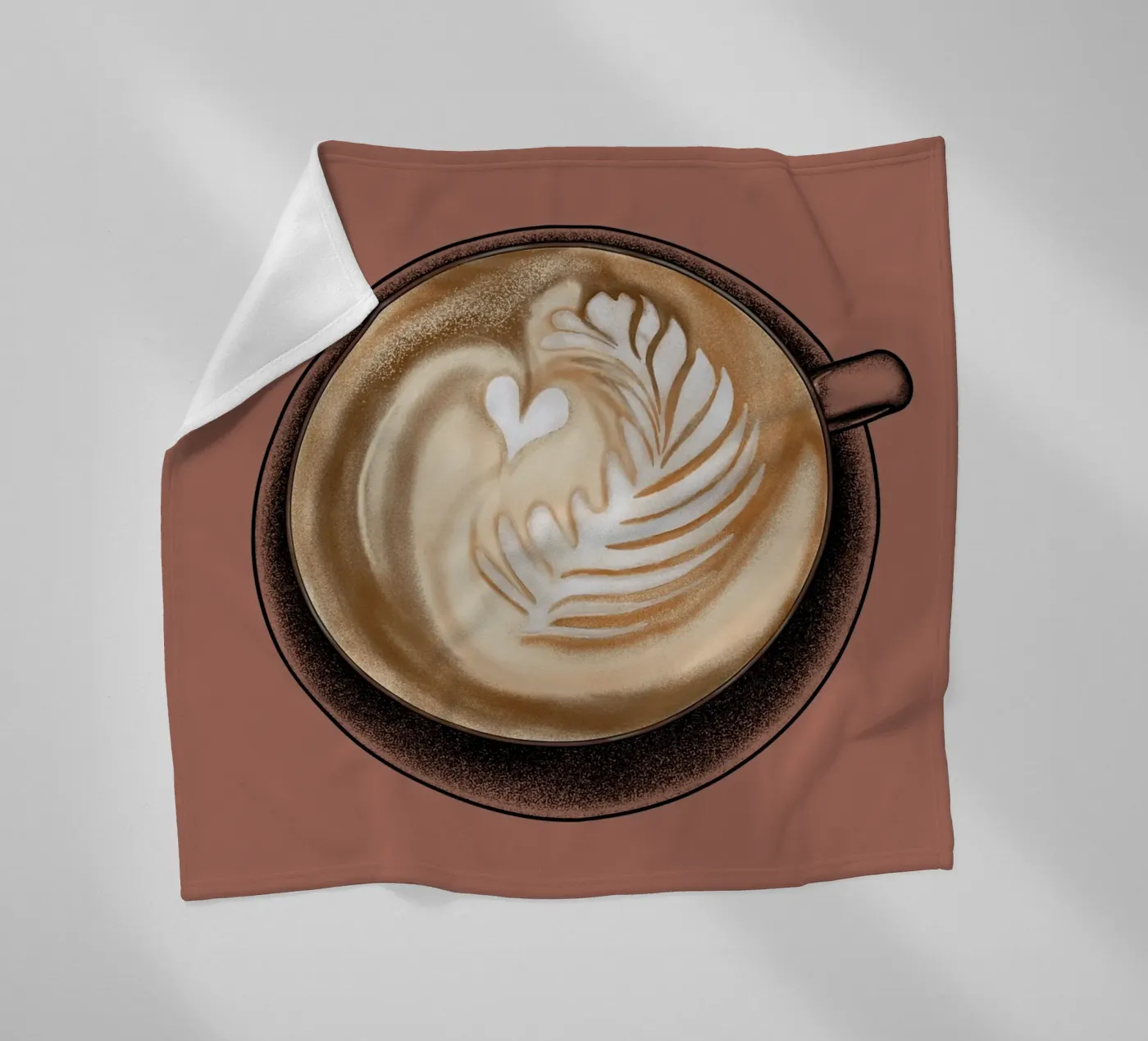 Kaffeepause Fleecedecke von Studio Driver