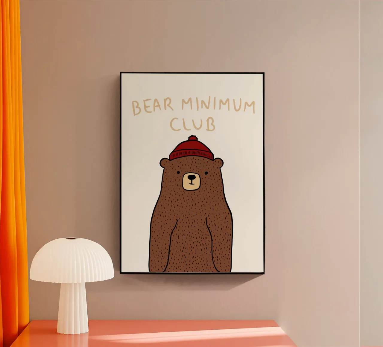 Bear Minimum Club plexiglass da PurePeachArt