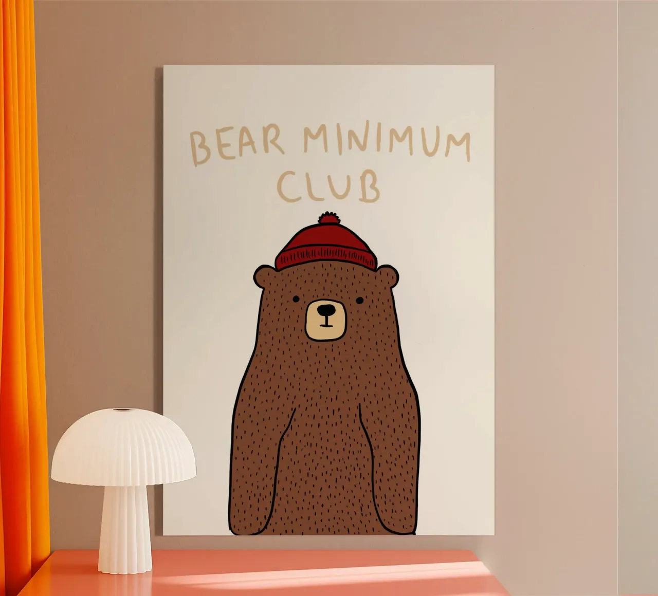 Bear Minimum Club plexiglass da PurePeachArt