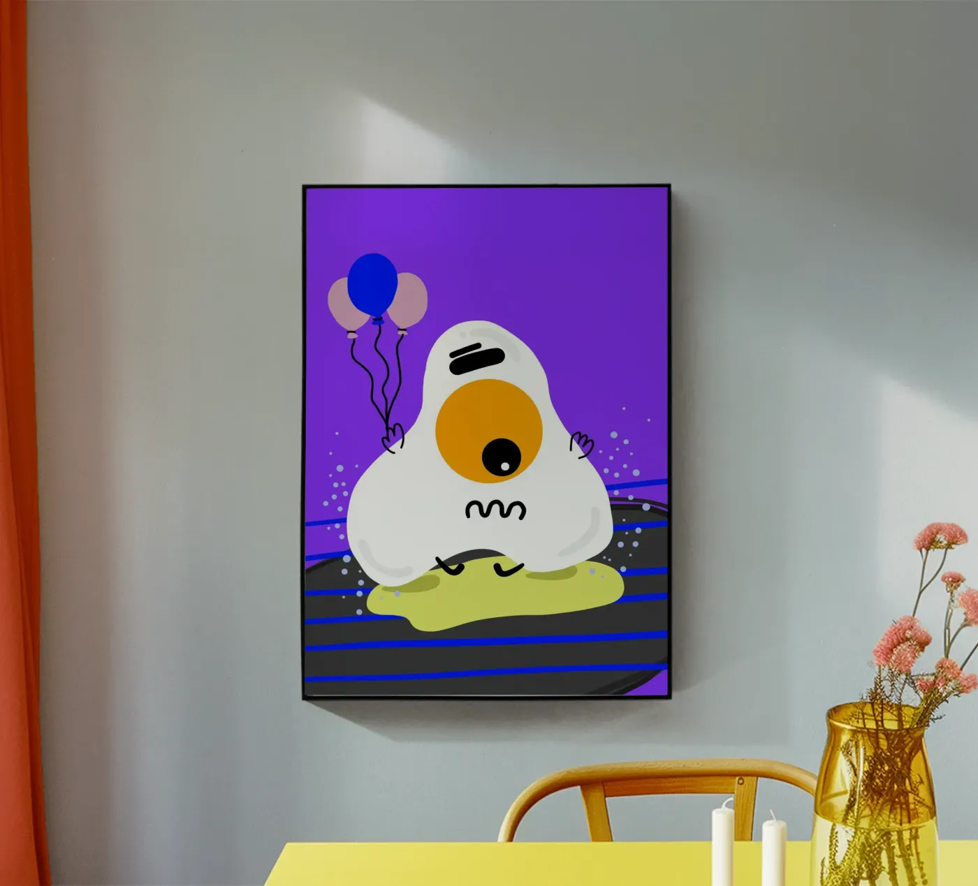 egg acryl van Tiffy Soso