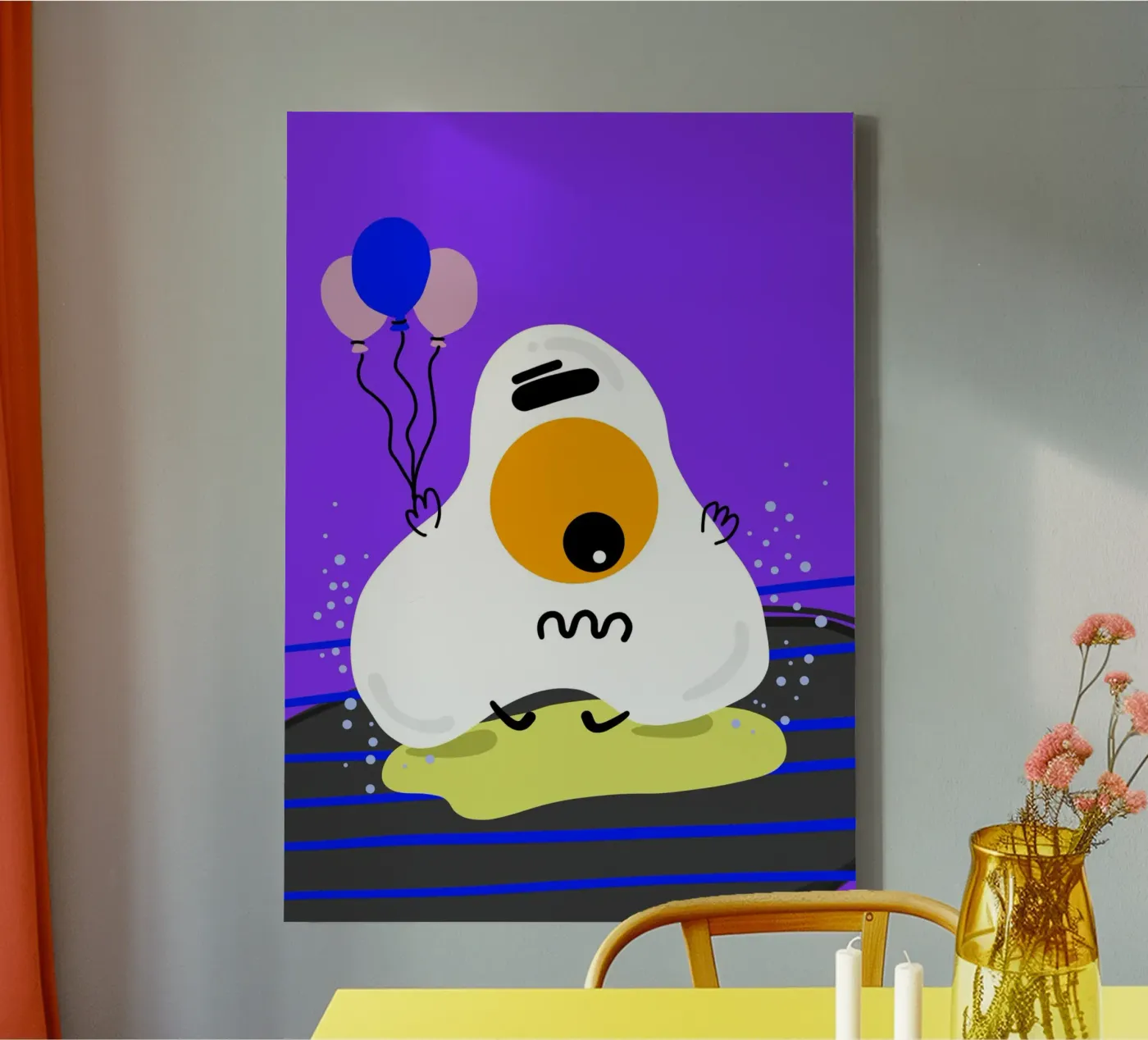 egg canvas van Tiffy Soso