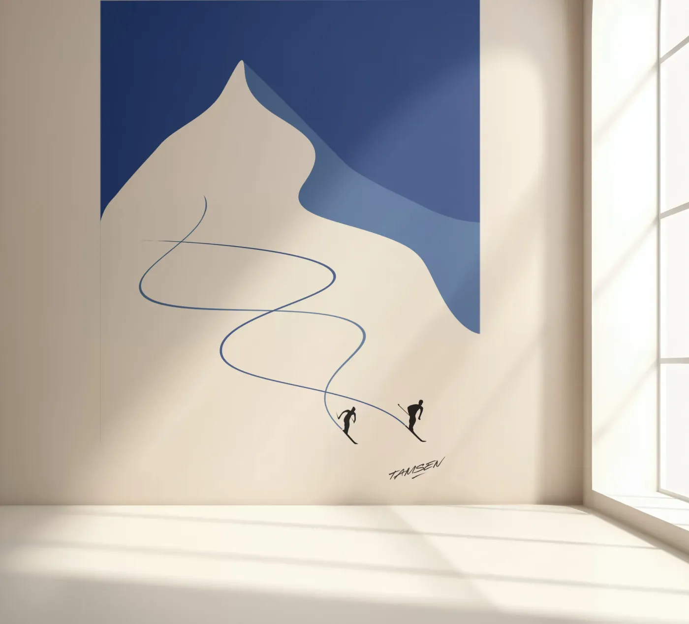 Freeride fotobehang van Tamsen Design