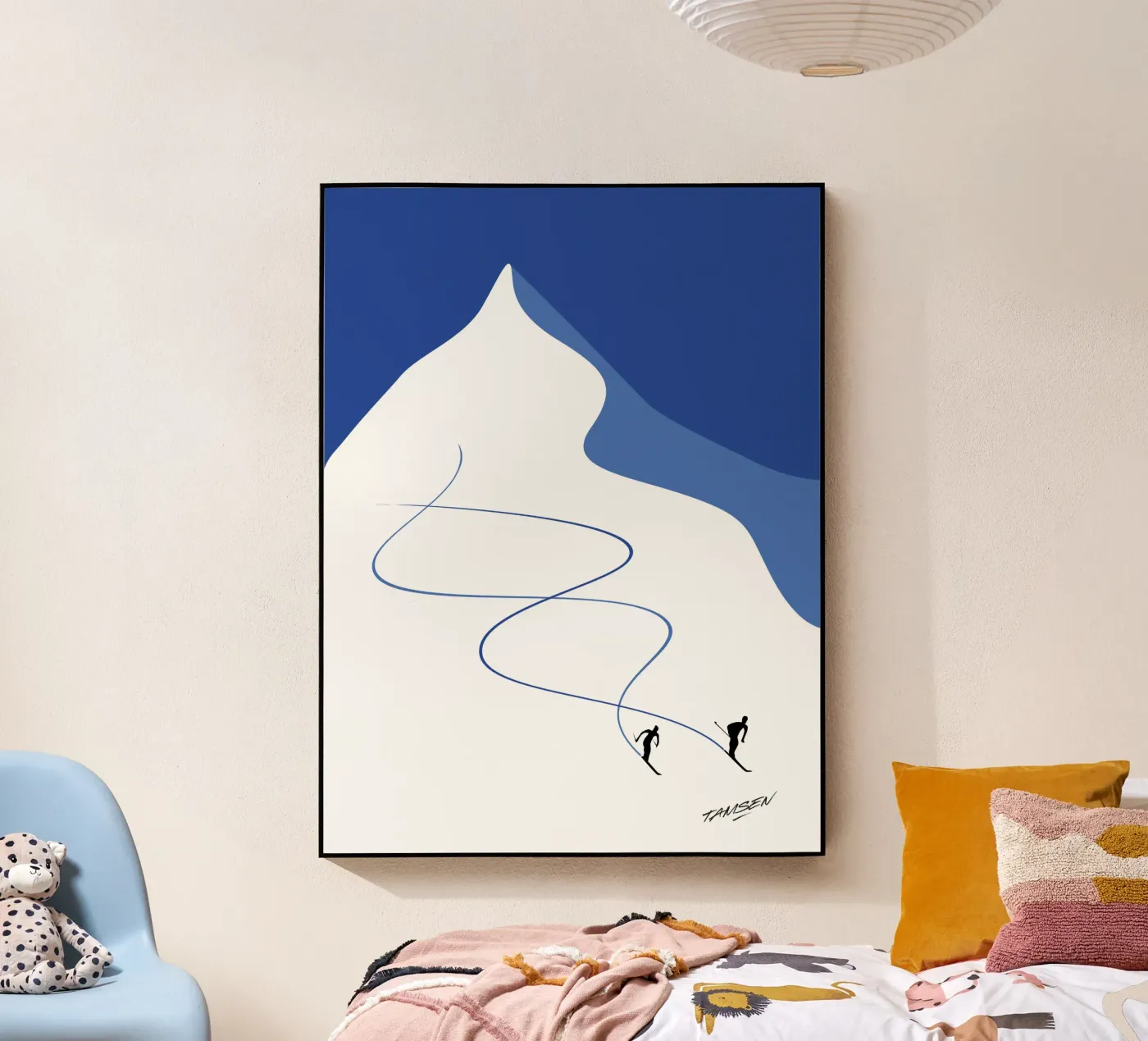 Freeride acryl van Tamsen Design