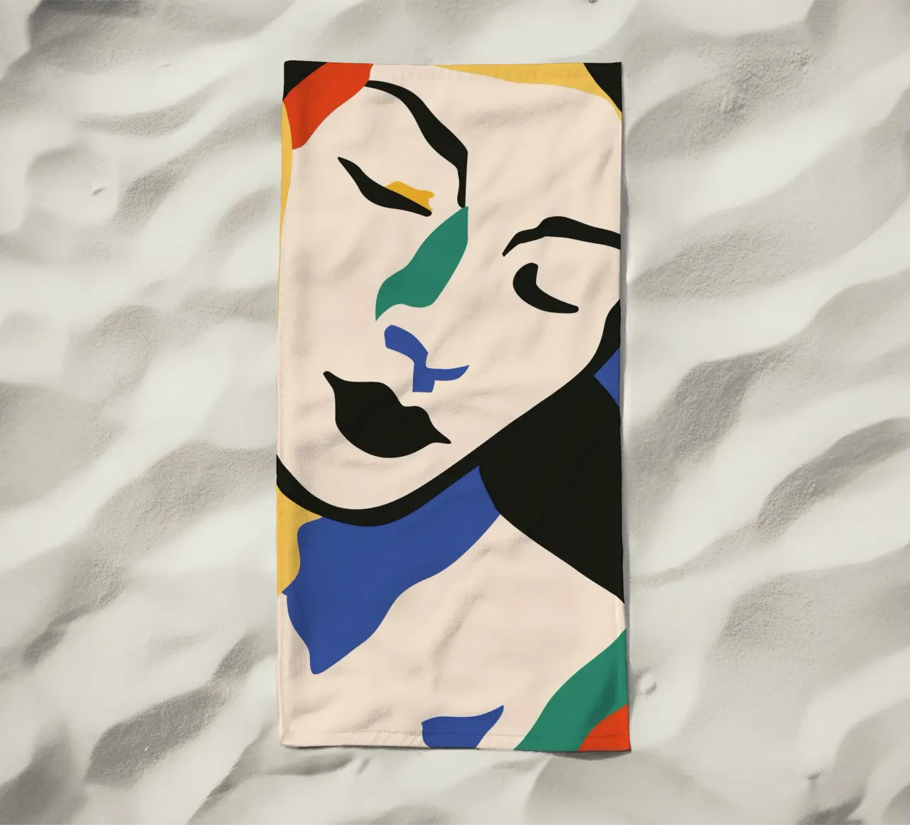 Femininity beach towel by Tamsen Design