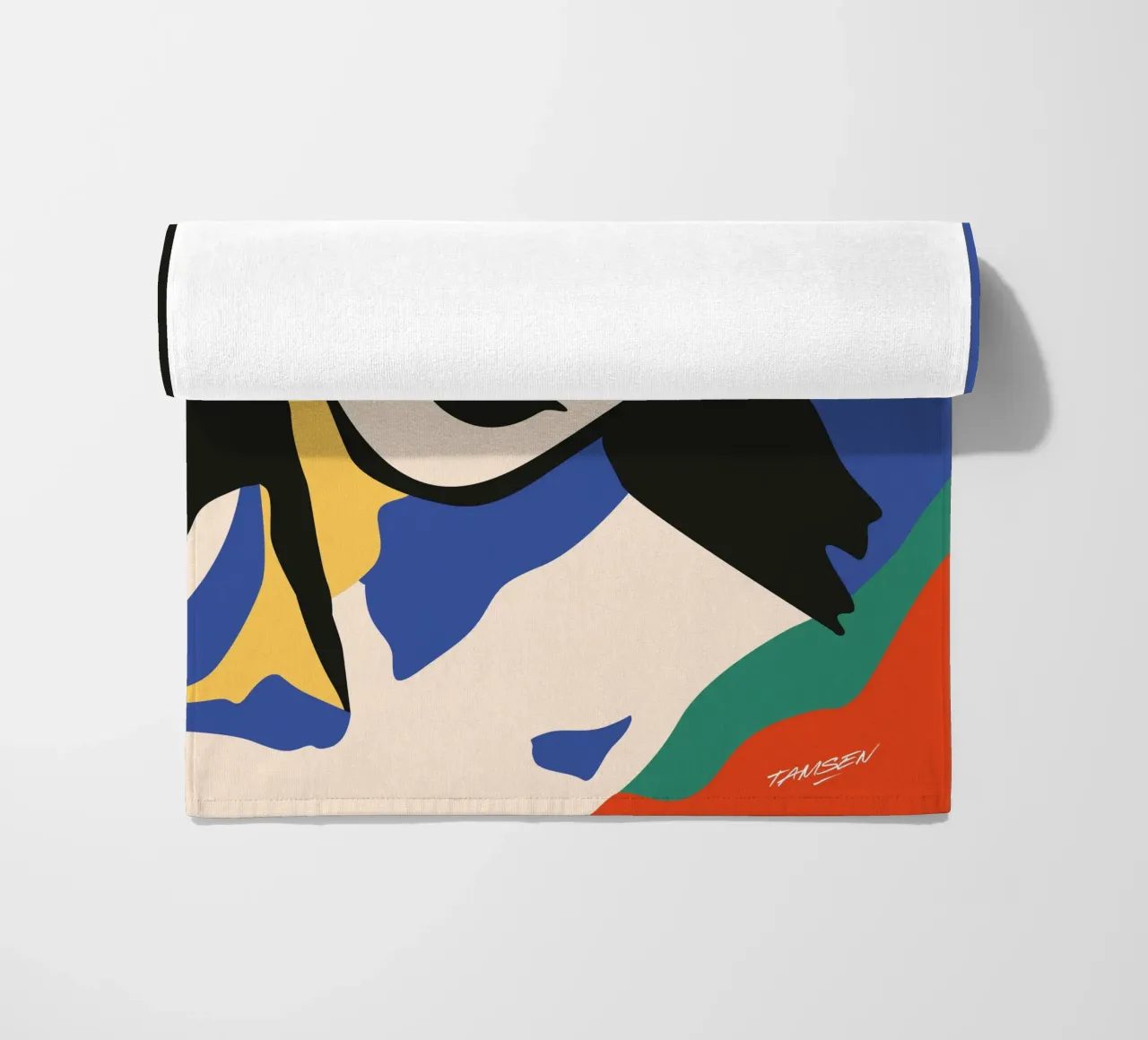 Femininity beach towel by Tamsen Design