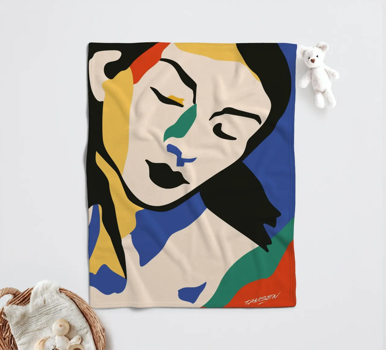 Weiblichkeit Fleecedecke von Tamsen Design