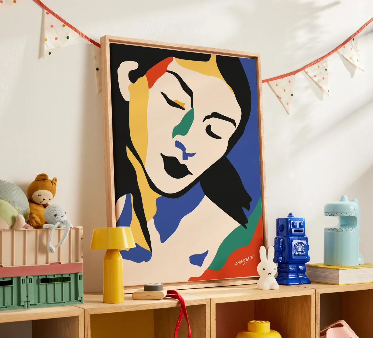 Vrouwelijkheid canvas van Tamsen Design