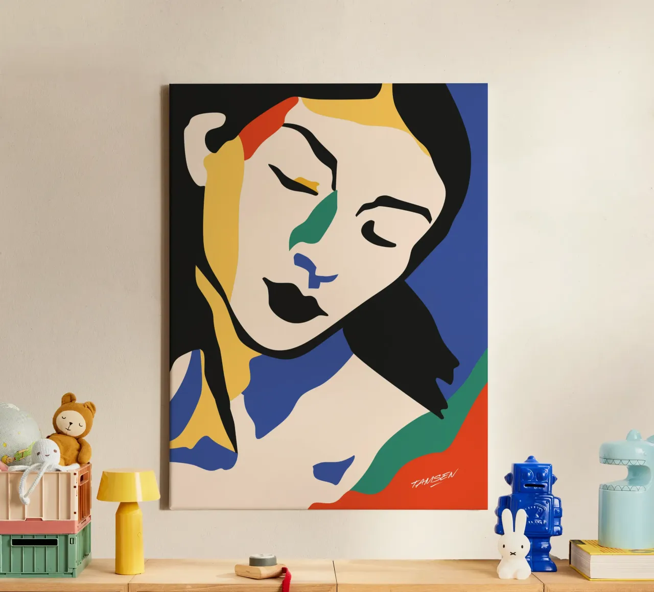 Vrouwelijkheid canvas van Tamsen Design