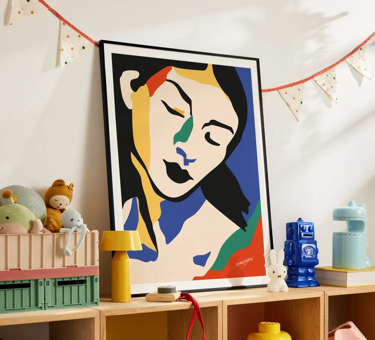 Femininity poster by Tamsen Design