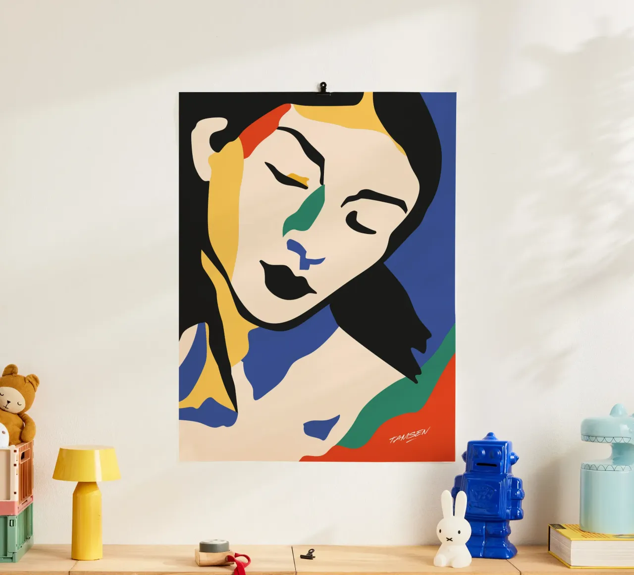 Femininity poster by Tamsen Design