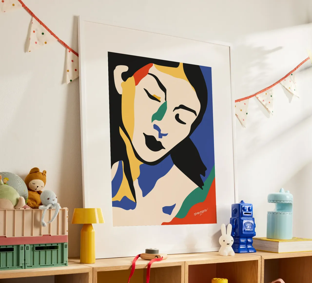 Femininity poster by Tamsen Design