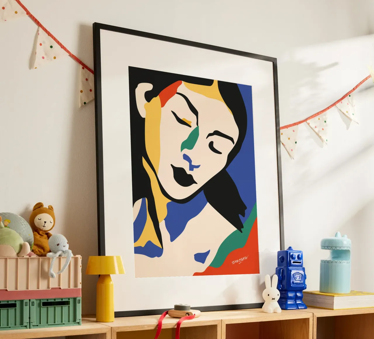 Femininity poster by Tamsen Design