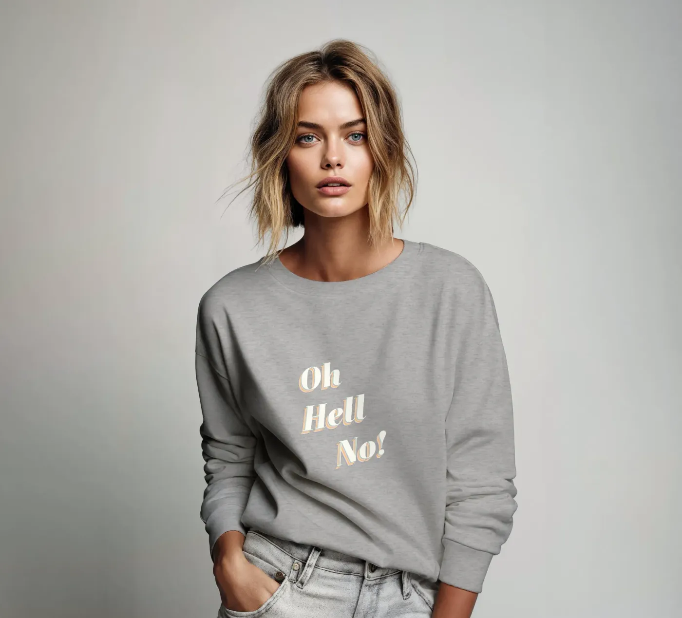Oh Hell No! felpa da DesigndN