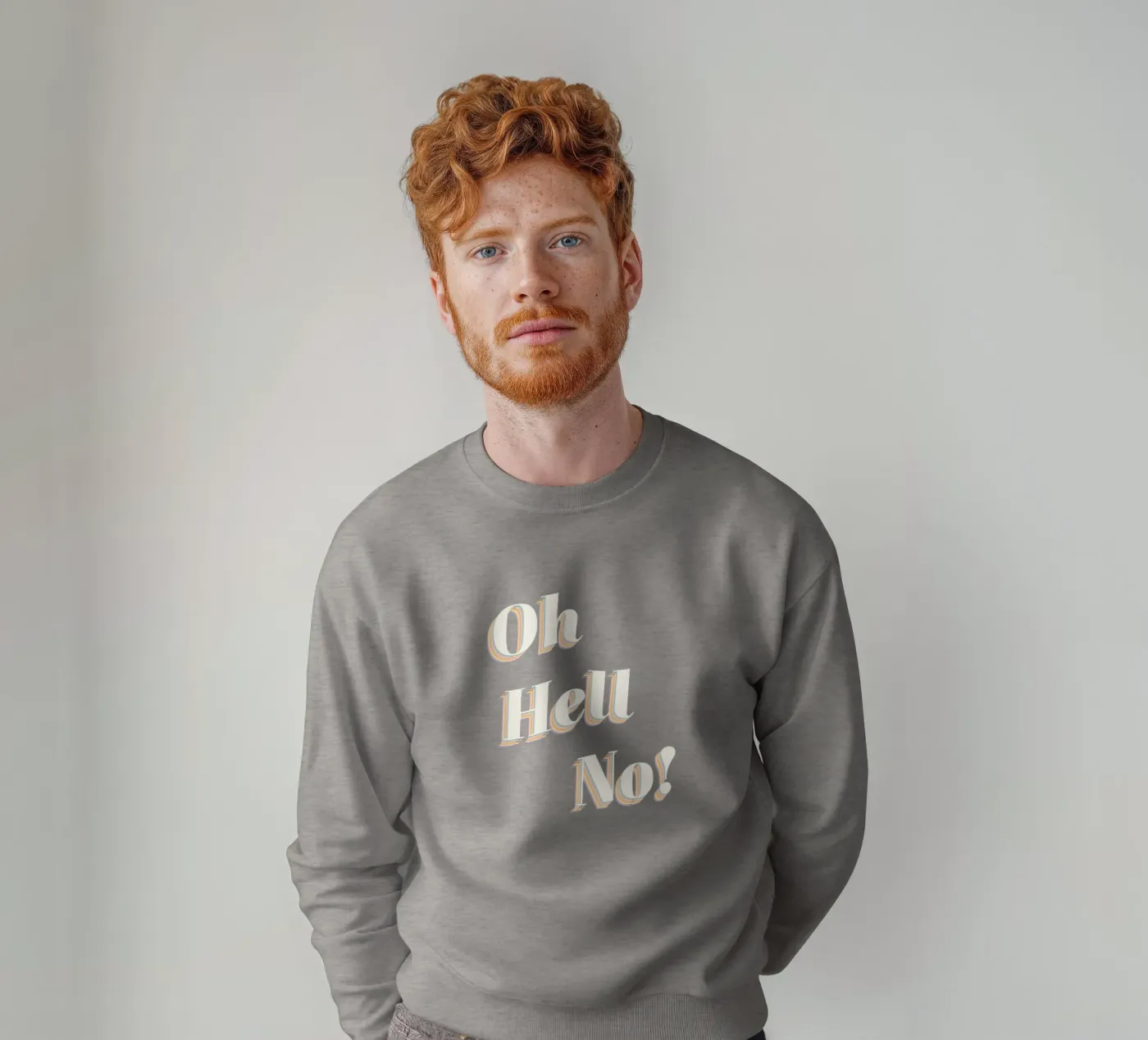 Oh Hell No! felpa da DesigndN
