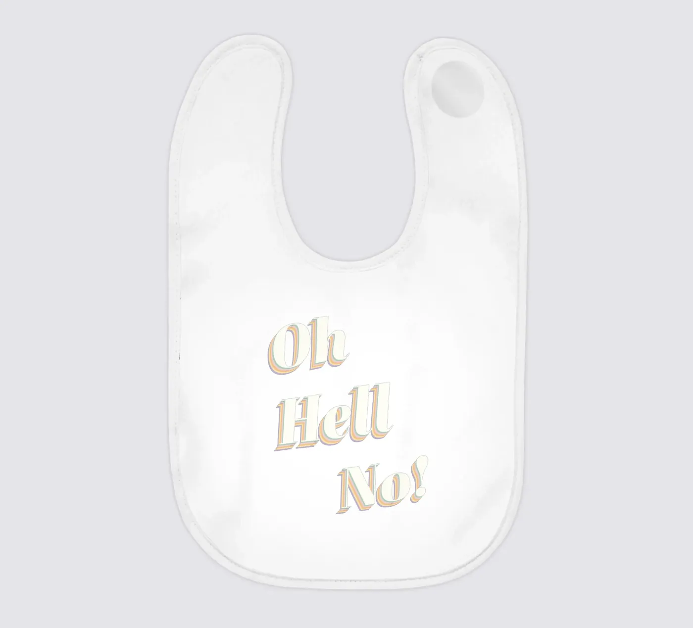 Oh Hell No! bavaglino da DesigndN