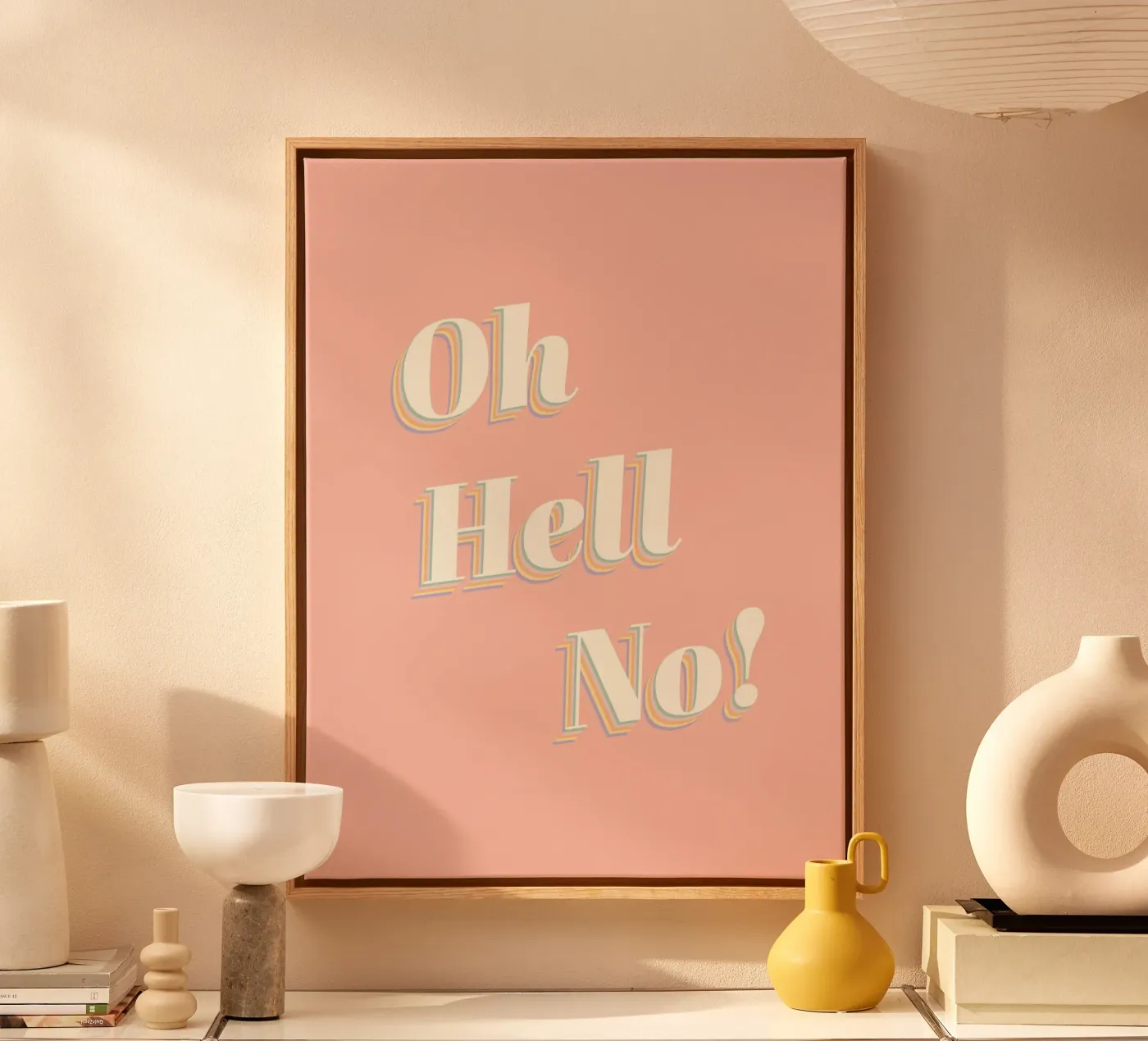 Oh Hell No! tela da DesigndN