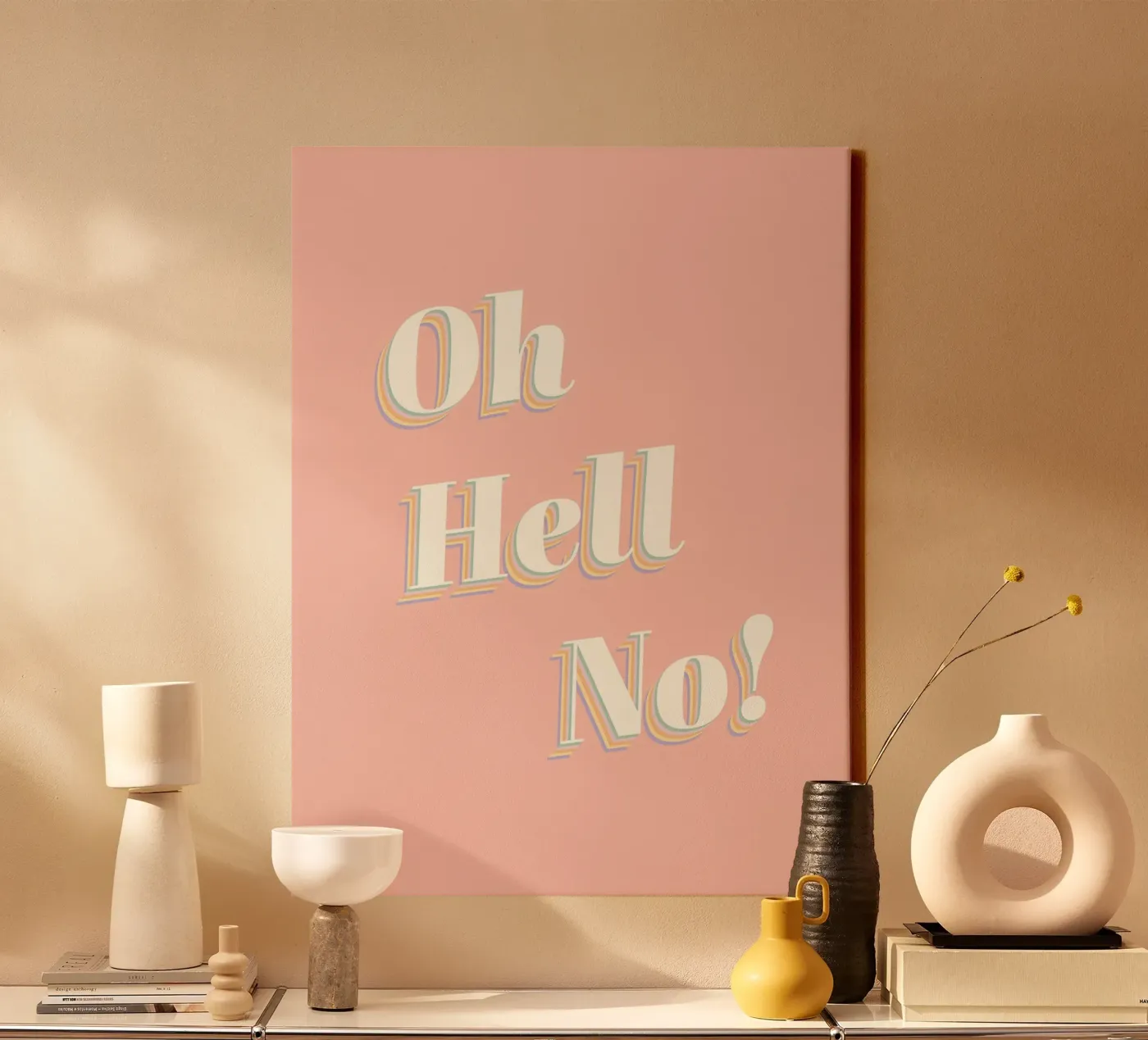 Oh Hell No! tela da DesigndN