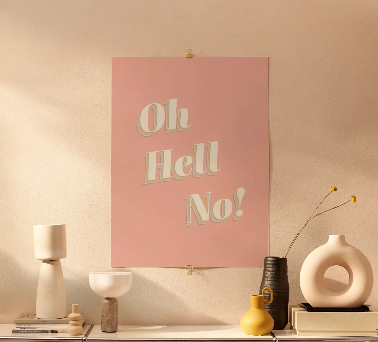 Oh Hell No! poster da DesigndN