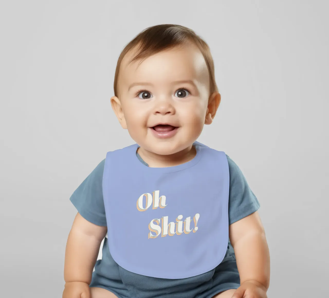 Oh Shit! bavaglino da DesigndN