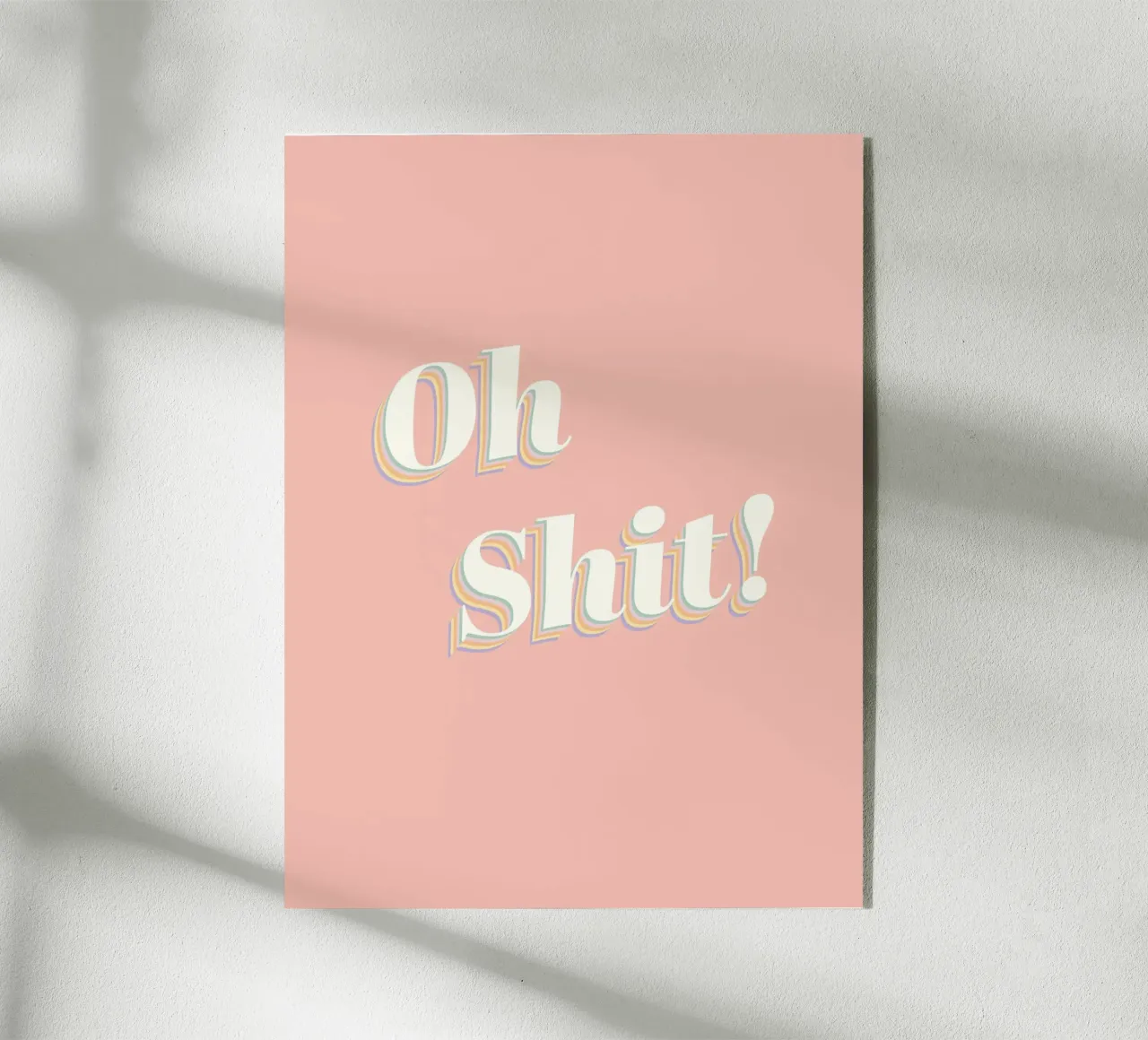 Oh Shit! plexiglass da DesigndN