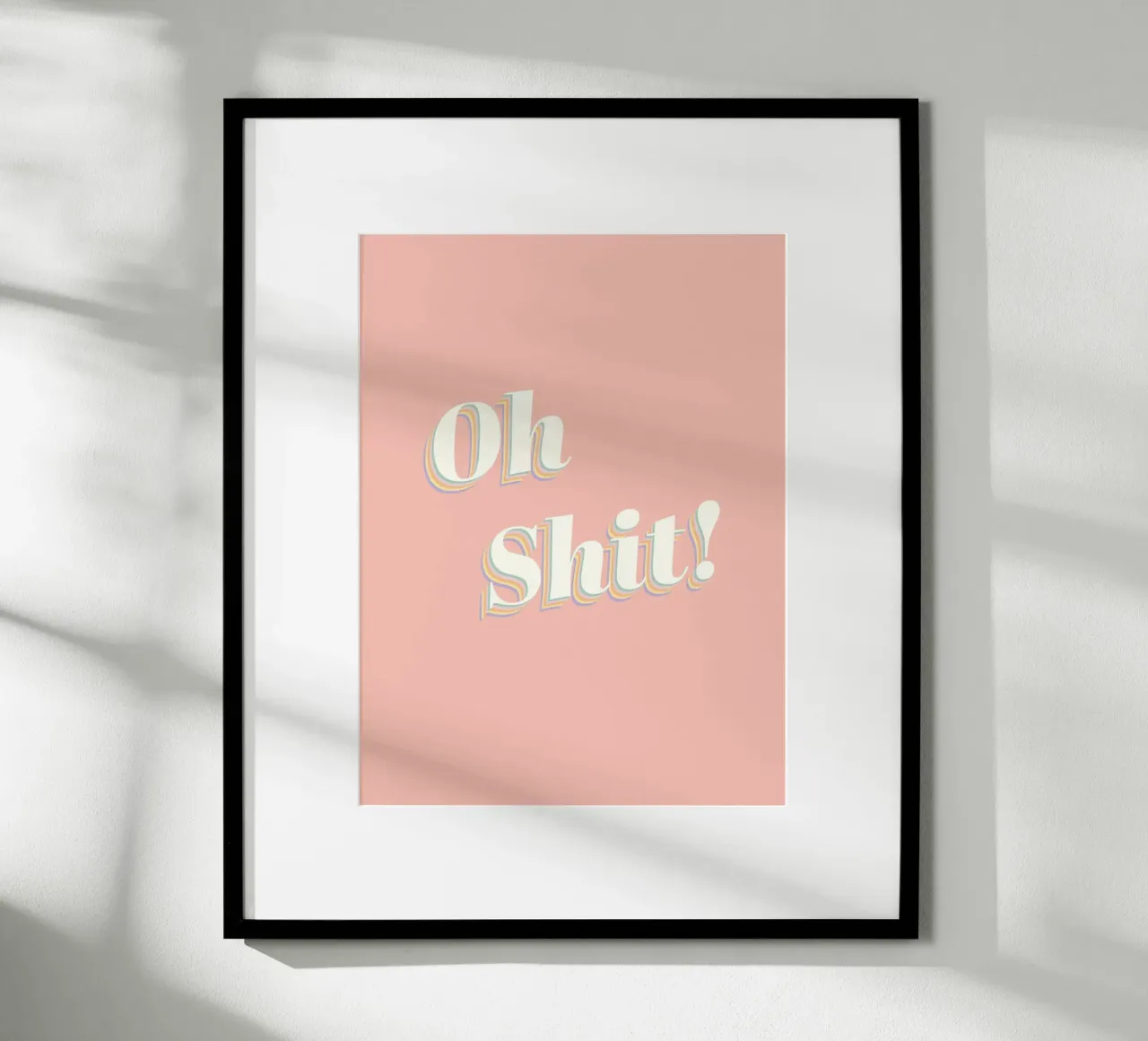 Oh Shit! poster da DesigndN