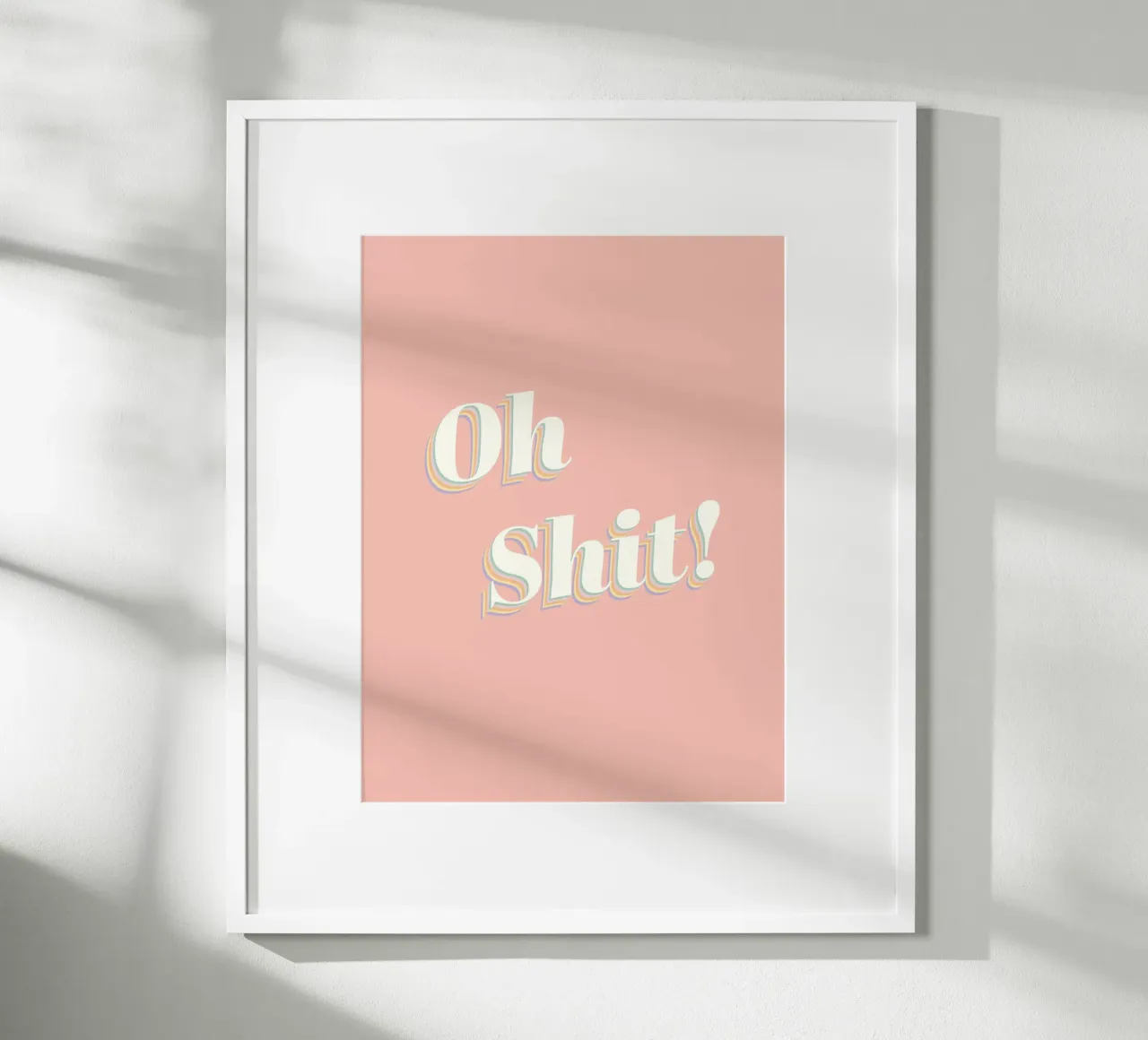 Oh Shit! poster da DesigndN