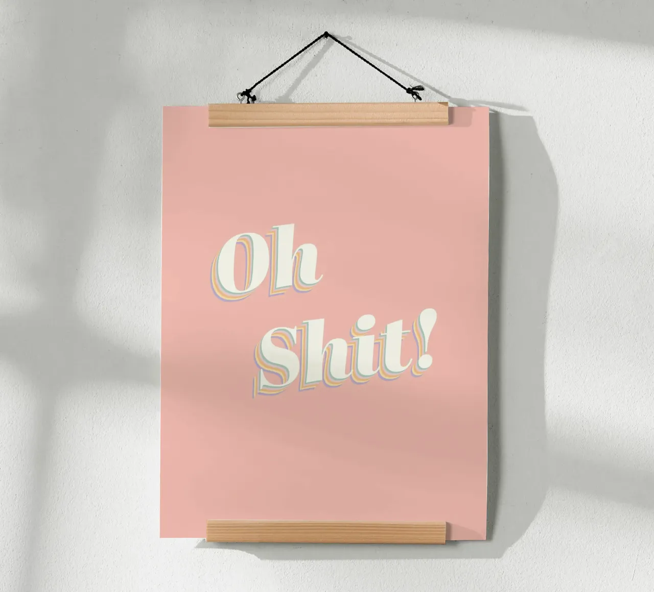 Oh Shit! poster da DesigndN