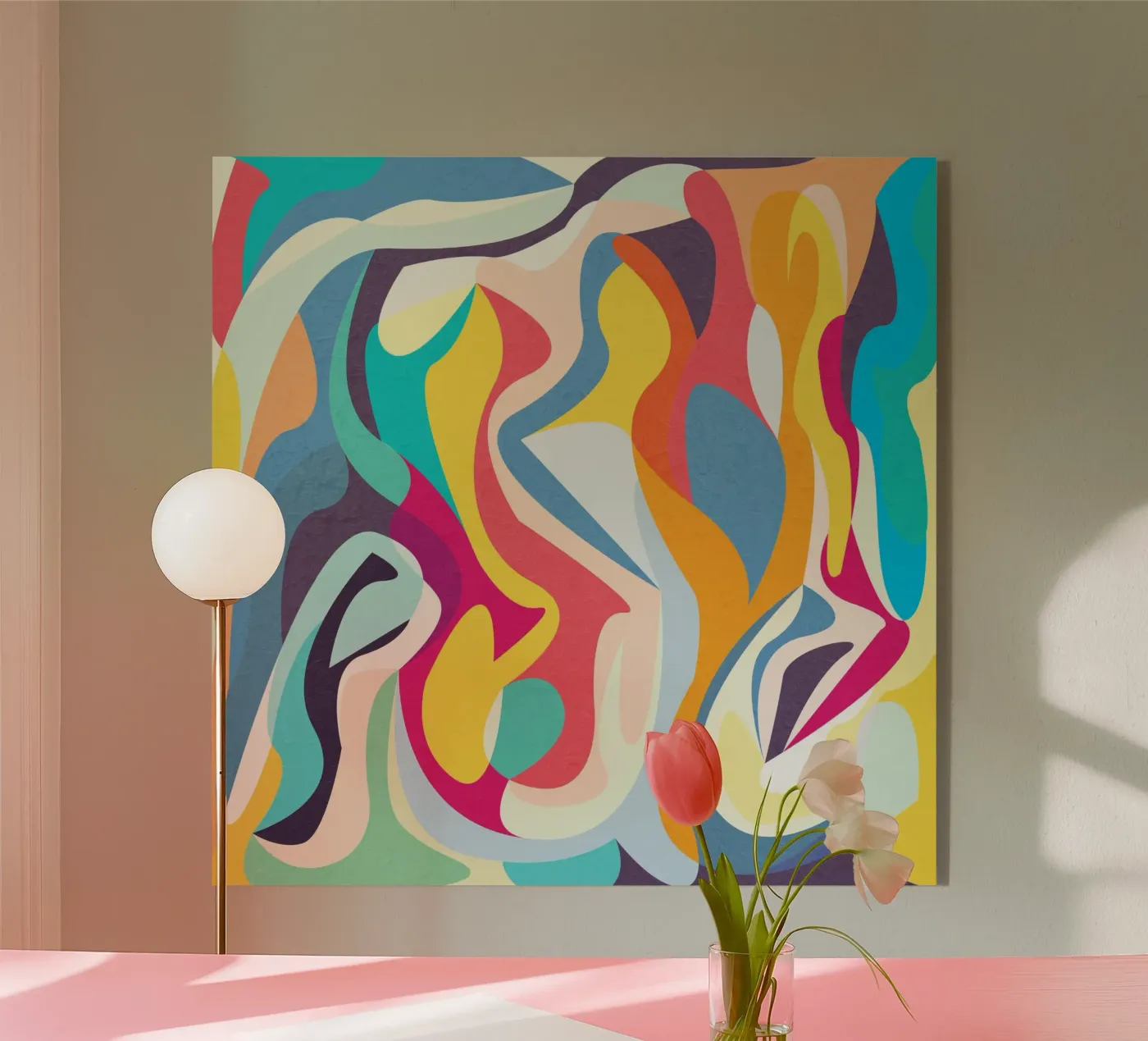 De stroom acryl van The Look