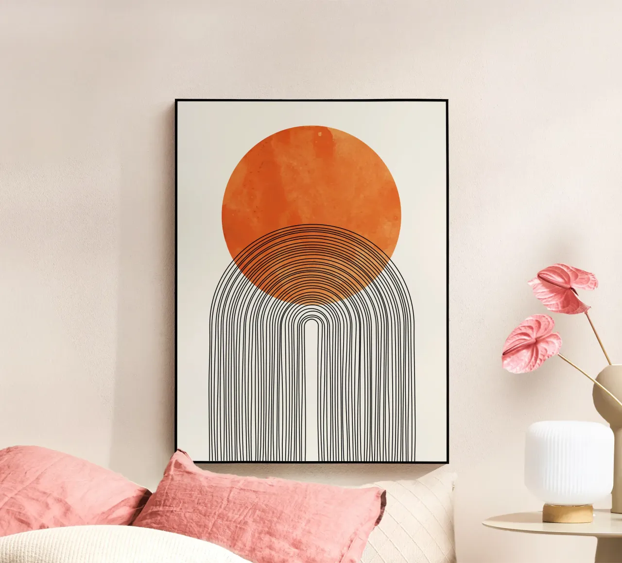 Orange Black plexiglass da Tamsen Design