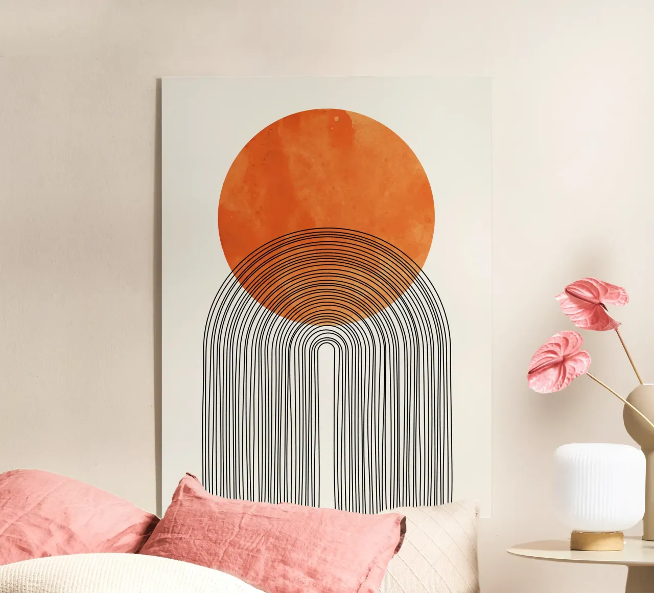 Orange Black plexiglass da Tamsen Design