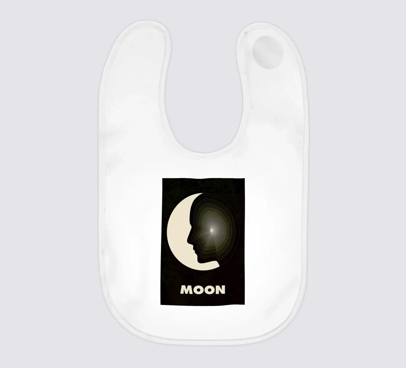 Moon baby bib by Excites