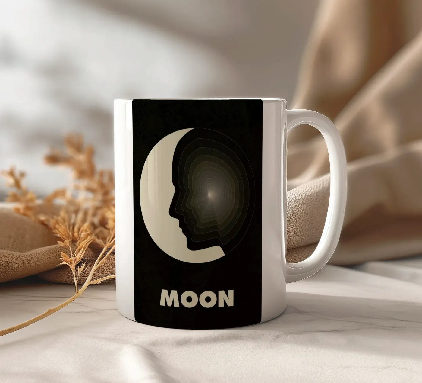 Moon ceramic mug by Excites
