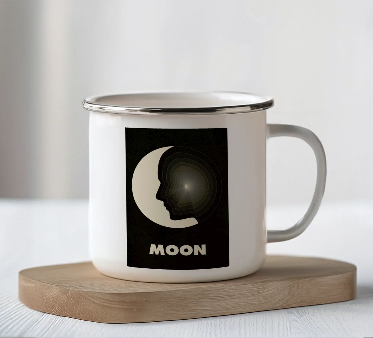 Moon tazza in smalto da Excites