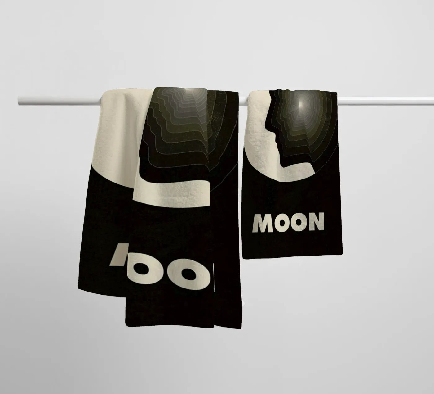 Moon badhanddoek van Excites