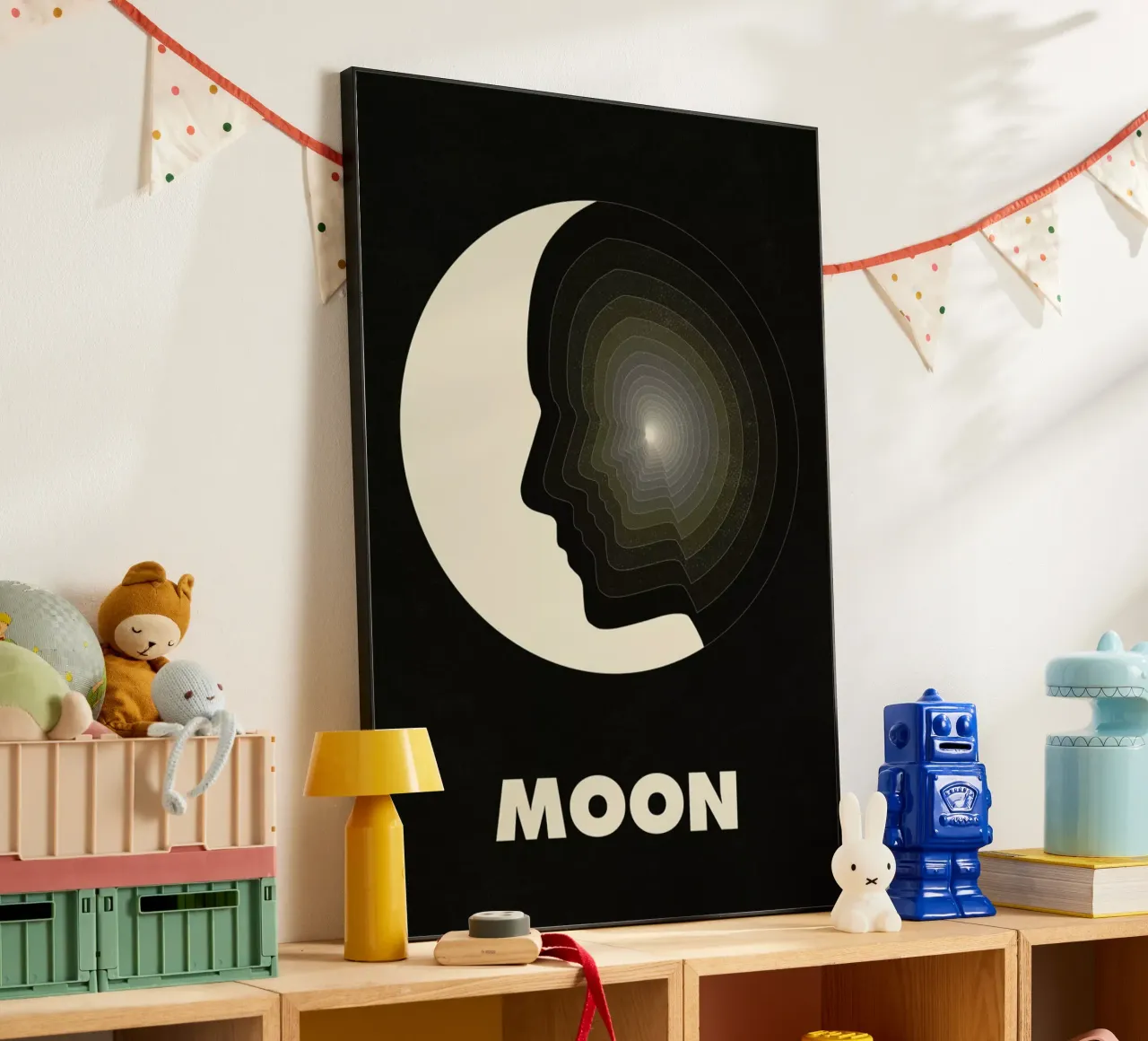 Moon Alu-Dibond von Excites