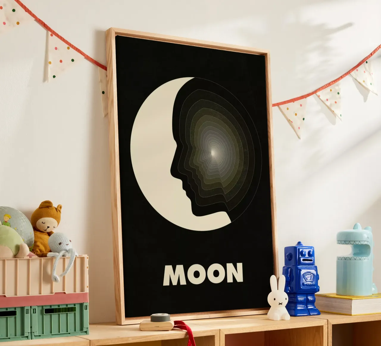 Moon canvas by Excites