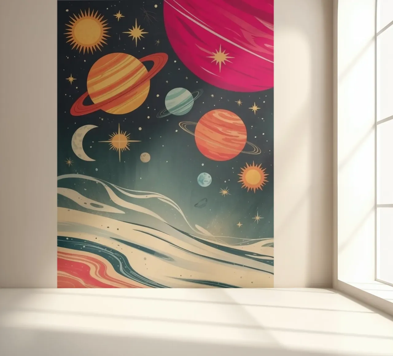 PLANETEN fotobehang van FELICIA