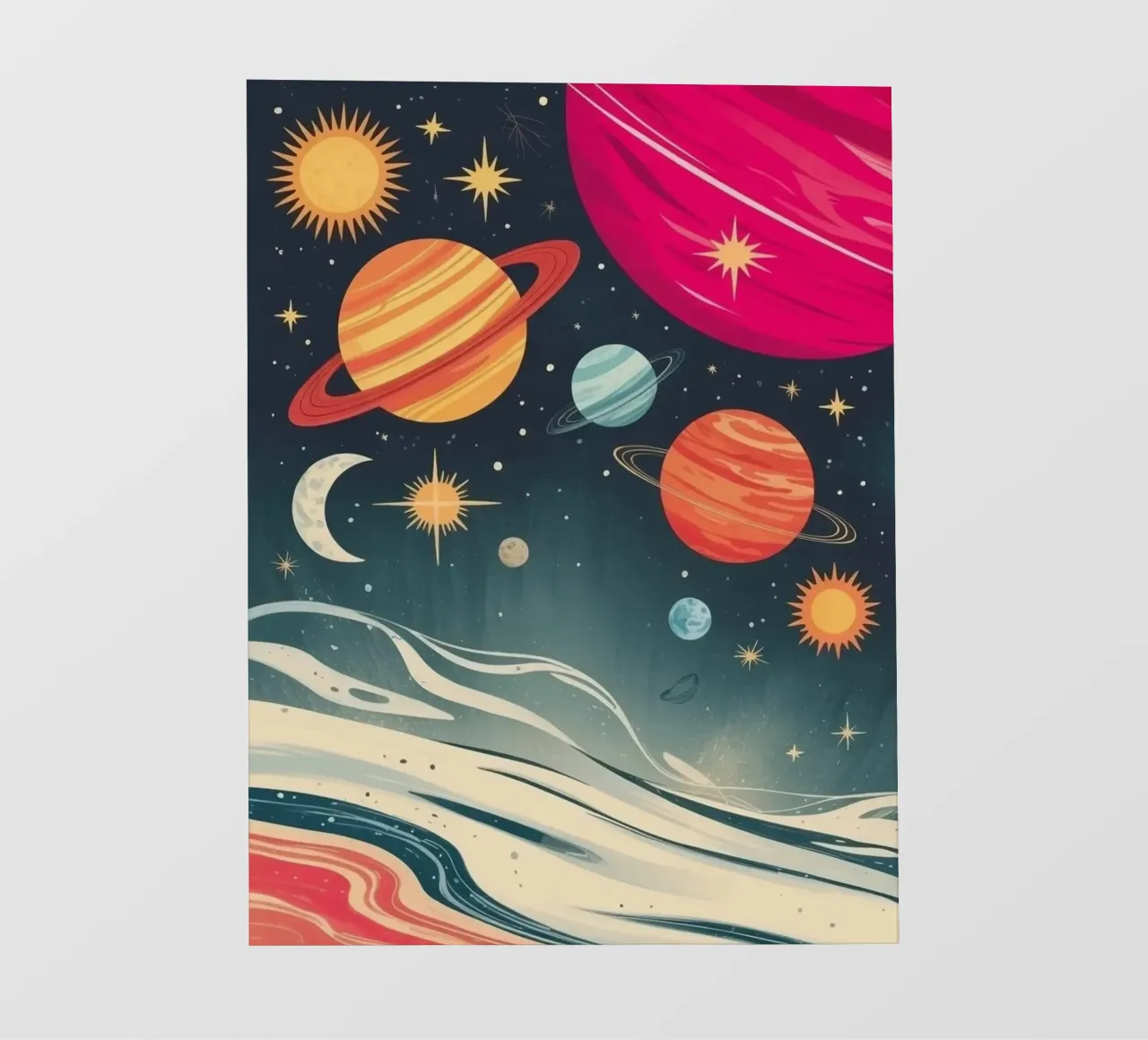 PLANETEN fotobehang van FELICIA