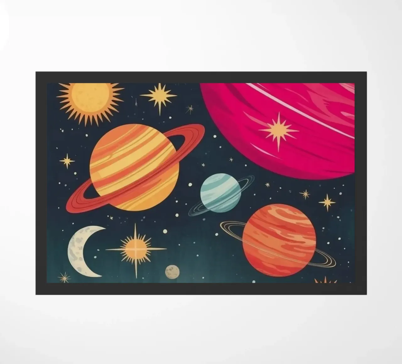 PLANETS doormat by FELICIA