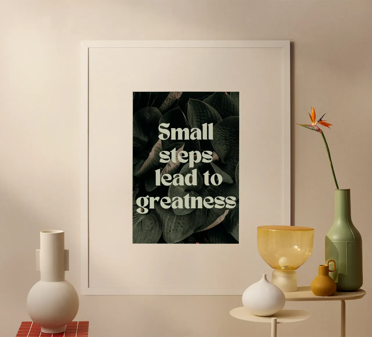 Piccoli passi, grandi sogni poster da Artistic-shop