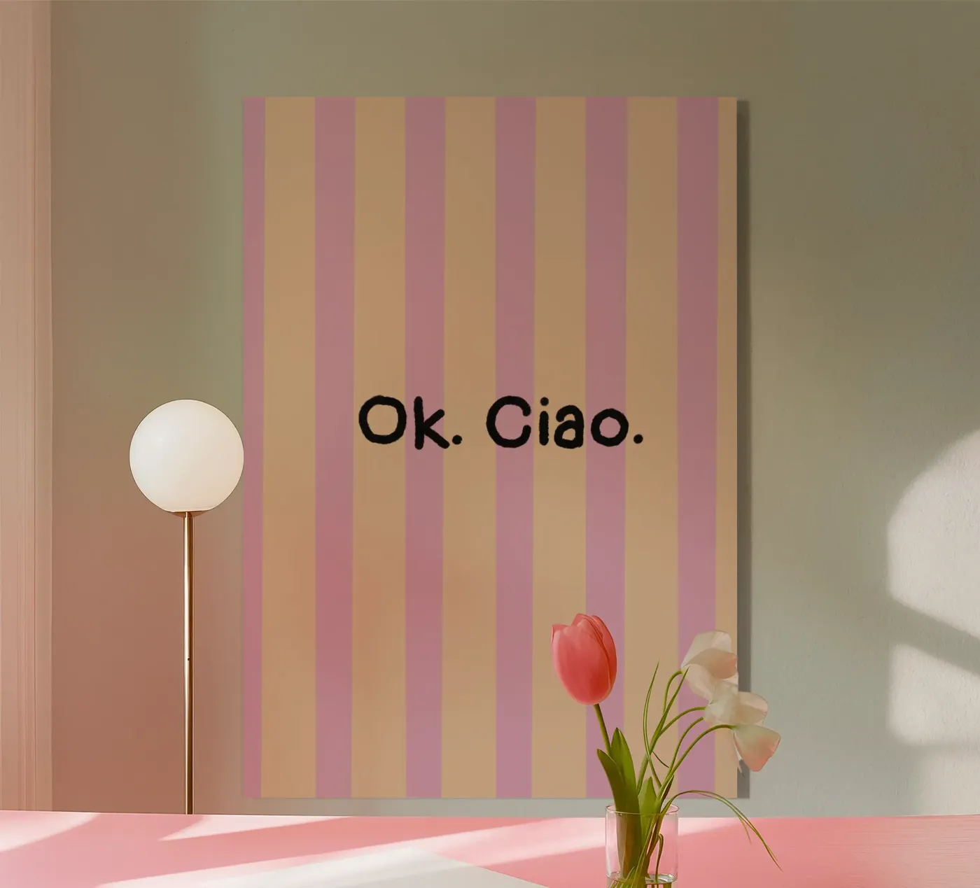 Ok.ciao. acryl van litt&lines