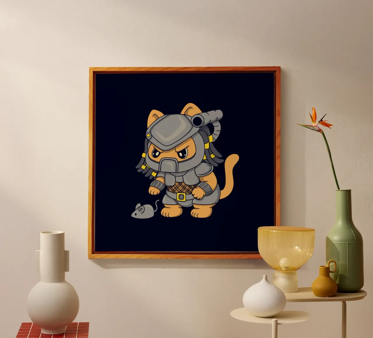 Meowdator plexiglass da Loobs