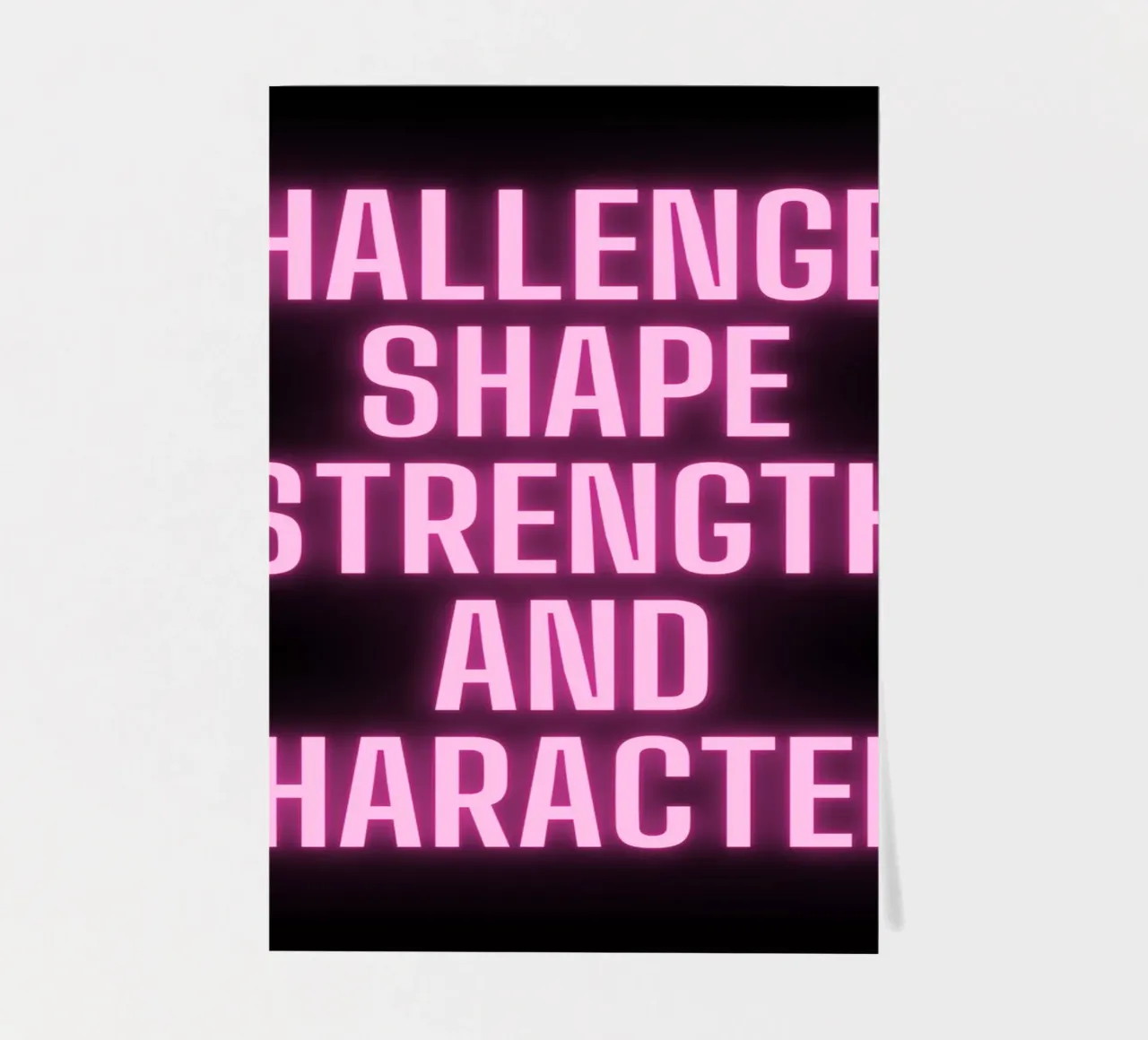 Rise Above: Challenges Shape Your Strength" sticker sheet by Artistic-shop