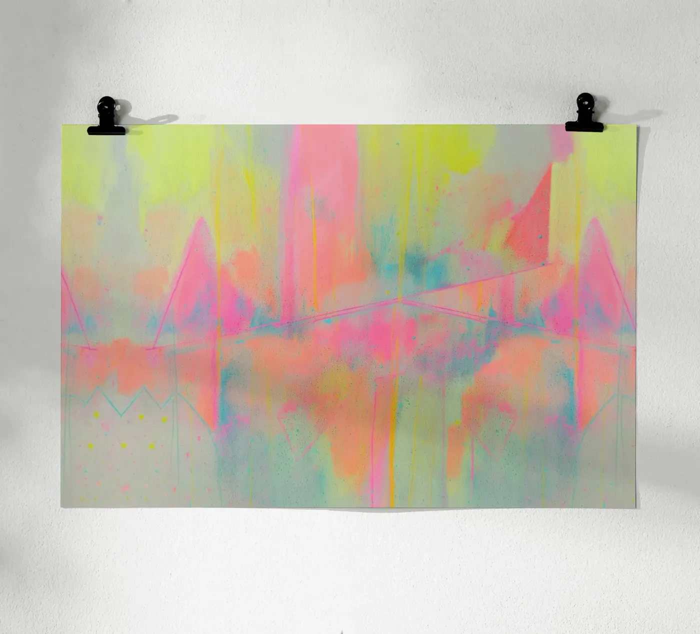 Neon Solar-Impuls poster da Carinaprint