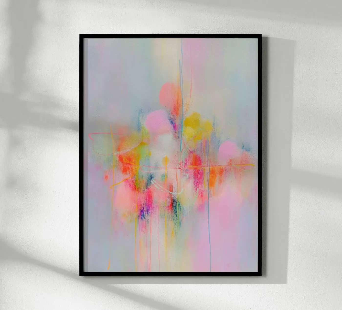 Neon-Caos Rosa poster da Carinaprint