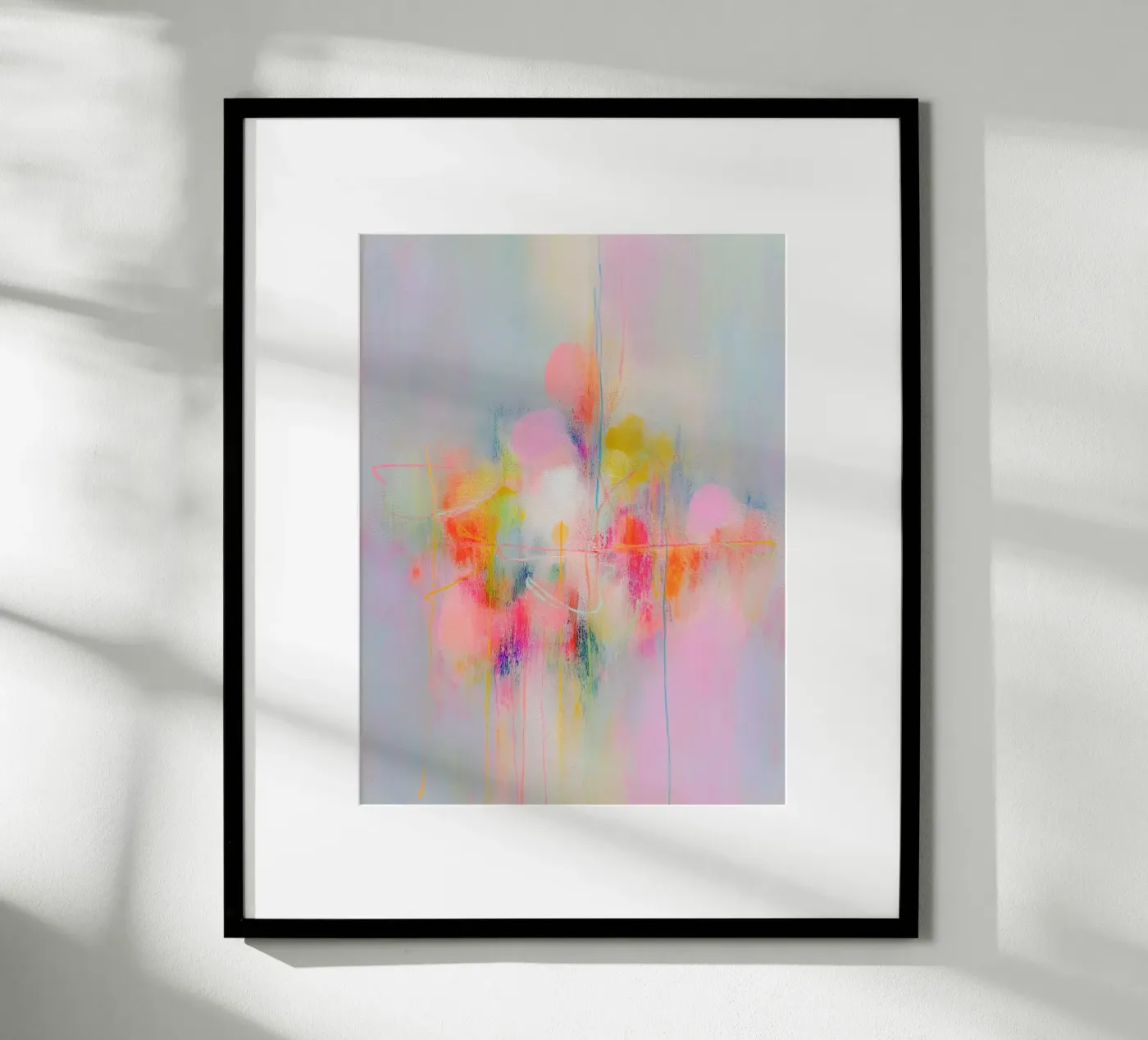 Neon-Caos Rosa poster da Carinaprint